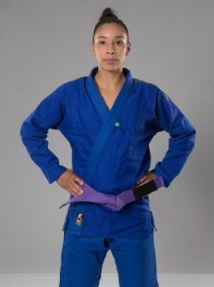 Kimono Trançado Ultra light  azul Jiu-jitsu Yama
